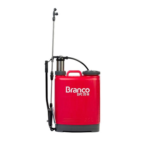Pulverizador Agrícola Costal Manual Bpc20m 20 Litros Branco