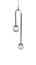 Ver imagem 1 de Lustre Pendente Mila Jabuticaba Alamin -LE200/2P-PRETO