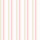 Ver imagem 1 de Papel de Parede Decorativo Listrado Baby Irregular em Tons de Rosa e Bege 1,5m