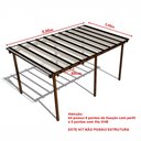 Ver imagem 5 de Kit Policarbonato Cristal 4mm 5,00m X 3,00m - Perfis Naturais