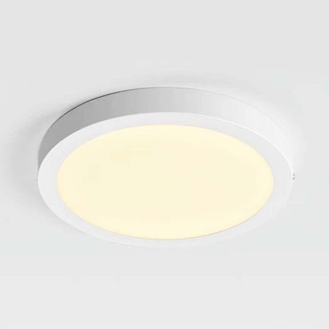 Luminaria Plafon Sobrepor Moderno Led 3 Tons Teto Decoração Iluminação Escritorio Empresa Sala Quart