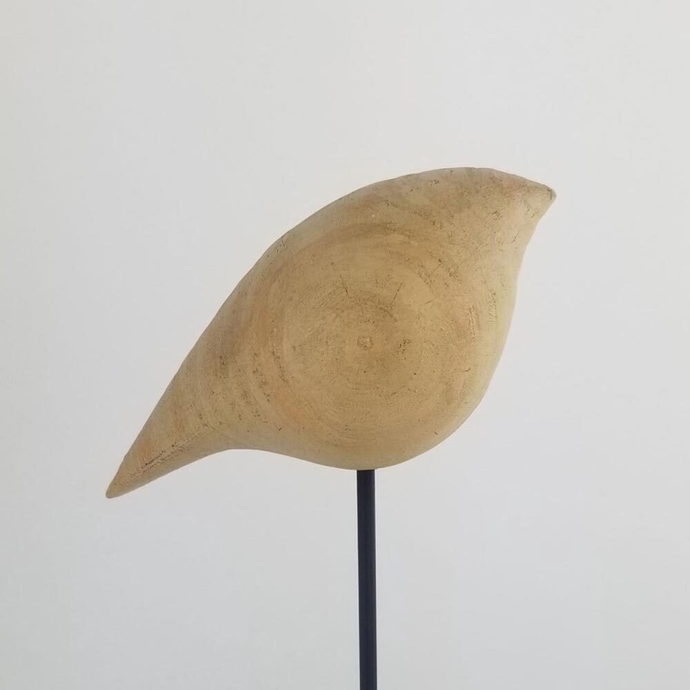 Escultura Pássaro em Poliresina Mart 36x8x8cm - 4