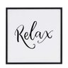 Quadro Decorativo Barcelona Relax Preto 24x24cm - 1