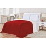 Cobertor Queen Dupla Face Sherpa e Manta Alaska 01 Peça Vermelho - 1