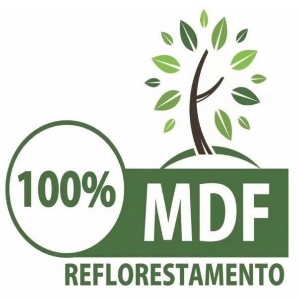 Mesa de Centro Retrô Ravena Preta Pés Palito 100% MDF - Móveis LeBlanc - 5