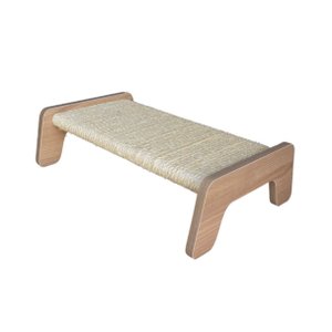 Arranhador Gato Piso Reto Corda Sisal em Mdf