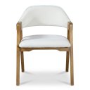 Ver imagem 2 de Cadeira Concha Bella Madeira Maciça Bouclê Off White