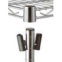 Ver imagem 5 de Estante de Aço Cromado com 4 Prateleiras Rack Aramados 1005