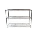 Ver imagem 3 de Estante de Aço Cromado com 3 Prateleiras Rack Aramados 1039