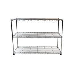 Estante de Aço Cromado com 3 Prateleiras Rack Aramados 1039 - 3