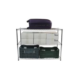 Estante de Aço Cromado com 3 Prateleiras Rack Aramados 1039 - 1