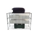 Ver imagem 1 de Estante de Aço Cromado com 4 Prateleiras Rack Aramados 1040