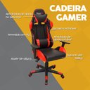 Ver imagem 6 de Cadeira Gamer Star Performer Reclinável em Couro Pu