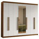 Ver imagem 3 de Guarda-roupa Casal 8 Portas Batentes com Espelho Venus Madesa