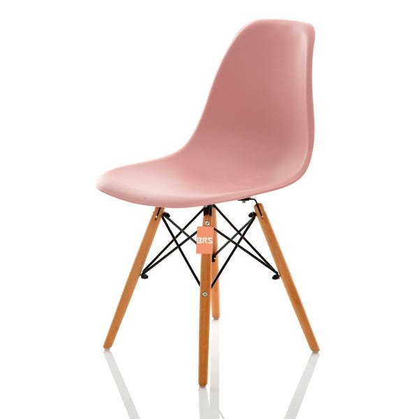 Kit 2 Cadeiras Charles Eames Eiffel Dsw - Rosa - Brs