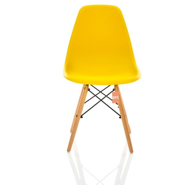 Kit 2 Cadeiras Charles Eames Eiffel Dsw - Amarela- Brs - 4