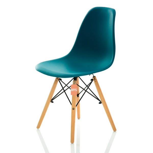 Kit 2 Cadeiras Charles Eames Eiffel Dsw - Azul Escuro - Brs - 1