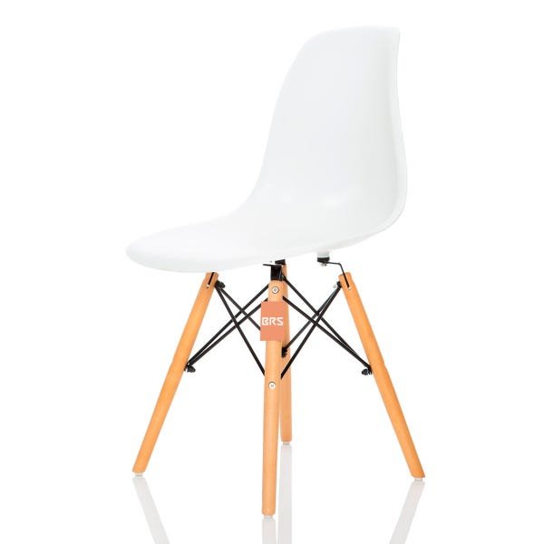 Kit 2 Cadeiras Charles Eames Eiffel Dsw - Branca - Brs