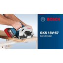 Ver imagem 3 de Serra Circular Bosch a Bateria Gks 18v57 com Bateria e Carregador