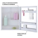 Ver mais imagens de Gabinete 02 Portas Suspenso Banheiro Lavatório + Armário + Torneira + Engate Flexível + Veda Rosca