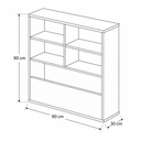 Ver imagem 5 de Organizador Infantil Encanto para Brinquedos em MDF Nichos Branco