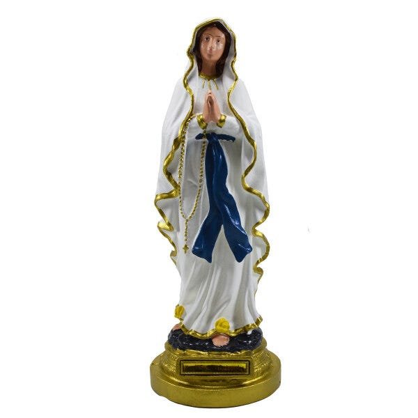 Imagem Nossa Senhora De Lourdes 30cm Inquebrável