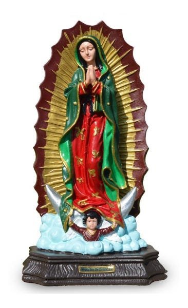 Imagem Nossa Senhora De Guadalupe 42cm Inquebrável