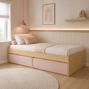 Ver imagem 1 de Cama Infantil com Gavetões Linha Play Quater