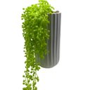 Ver imagem 1 de Vaso alto design moderno branco com planta artificial caída