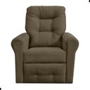Ver imagem 4 de Poltrona Reclinável Brisa Alta Suede Encosto Cappuccino Matrix