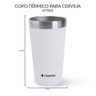 Copo Termico para Cerveja 473ml - White - 3