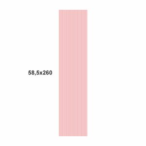Papel de Parede Adesivo - Painel Ripado Adesivos Primeiro Quarto 2,60 de Altura Rosa