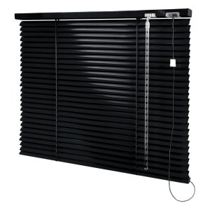 Persiana Horizontal Preta - 1,60m Larg X 1,20m Alt - Alumínio 25mm - Persianet