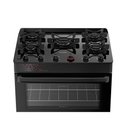 Ver imagem 4 de Fogão Esmaltec 5 Bocas Ideal Top Glass Mesa de Vidro Forno 84 Litros Preto T5vap Bivolt