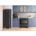 Ver mais imagens de Fogão Esmaltec 5 Bocas Ideal Top Glass Mesa de Vidro Forno 84 Litros Preto T5vap Bivolt