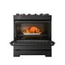 Fogão Esmaltec 5 Bocas Ideal Top Glass Mesa de Vidro Forno 84 Litros Preto T5vap Bivolt - 7