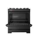 Ver imagem 6 de Fogão Esmaltec 5 Bocas Ideal Top Glass Mesa de Vidro Forno 84 Litros Preto T5vap Bivolt
