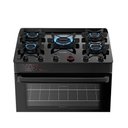 Ver imagem 5 de Fogão Esmaltec 5 Bocas Ideal Top Glass Mesa de Vidro Forno 84 Litros Preto T5vap Bivolt