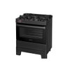 Fogão Esmaltec 5 Bocas Ideal Top Glass Mesa de Vidro Forno 84 Litros Preto T5vap Bivolt - 3