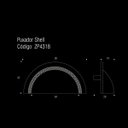 Ver imagem 2 de Puxador Shell Zen 64mm Rosê ZP4318