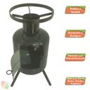 Ver imagem 3 de Fogareiro a Lenha Disco Panela Camping
