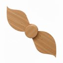 Ver imagem 4 de Ventilador de Teto com Controle Remoto Natuvent Flower no Light 2 Pás Madeira Freijó
