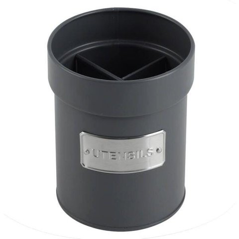 Porta Utensílios Matte Chumbo Yoi