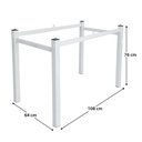 Ver imagem 4 de Pés para Mesa de Jantar Base de Mesa 1,20 para Tampos de Vidro Madeira ou Granito Branco Ql