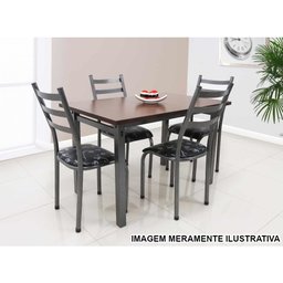 Pés para Mesa de Jantar Base de Mesa 1,20 para Tampos de Vidro Madeira ou Granito Branco Ql - 5