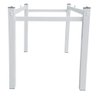 Pés para Mesa de Jantar Base de Mesa 1,20 para Tampos de Vidro Madeira ou Granito Branco Ql - 2