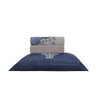 Jogo de Cama 4pc King Satinée Vizan Blue Kacyumara - 1