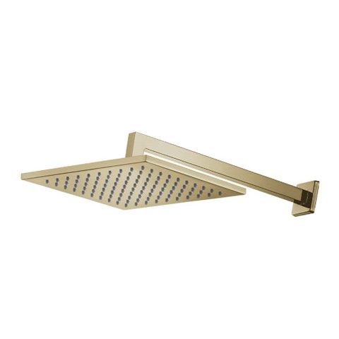 Chuveiro Lorenzetti 7034 G16 Lorenquadra de Parede Brushed Gold