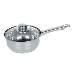 Jogo de Panelas com 5 Peças Aco Inox Tampa de Vidro Cozinha Chef Cozinhar - 2