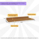Ver imagem 3 de Tampo Mdp 15mm para Balcão de Cozinha 120cm Multimóveis Cr20290 Nature